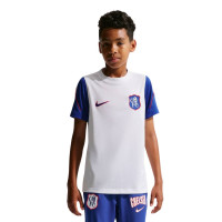 Nike Chelsea Strike Trainingsshirt 2026-2027 Kids Wit Blauw