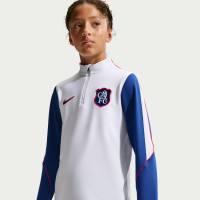Nike Chelsea Strike Trainingspak 1/4-Zip 2026-2027 Kids Wit Blauw