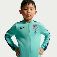 Survêtement Nike FC Barcelona Strike 2026-2027 pour tout-petits, vert clair, bleu foncé, rouge