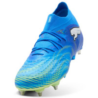 PUMA Future 9 Ultimate Crampons Vissés Chaussures de Foot (SG) Bleu Bleu Lumineux Lime