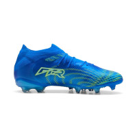PUMA Future 9 Pro Gras / Kunstgras Voetbalschoenen (MG) Blauw Luminous Blue Lime