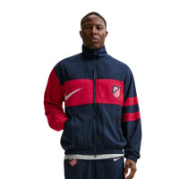 Nike Atletico Madrid Repel Woven Trainingspak 1996 Donkerblauw Rood Wit