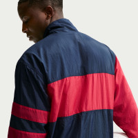 Veste d'entraînement tissée Nike Atletico Madrid Repel 1996 bleu foncé rouge blanc