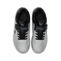 hummel TOP STAR VC 2.0 Gras Voetbalschoenen (FG) Kids Zilver Zwart