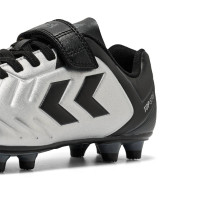 hummel TOP STAR VC 2.0 Gras Voetbalschoenen (FG) Kids Zilver Zwart