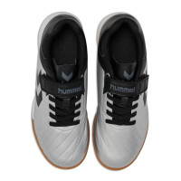 hummel TOP STAR VC 2.0 Zaalvoetbalschoenen (IN) Kids Zilver Zwart