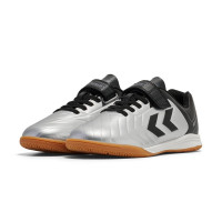 hummel TOP STAR VC 2.0 Zaalvoetbalschoenen (IN) Kids Zilver Zwart