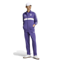 Veste d'entraînement adidas Real Madrid Originals mauve, blanc, orange