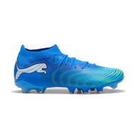 PUMA Future 9 Match Gras / Kunstgras Voetbalschoenen (MG) Blauw Luminous Blue Lime