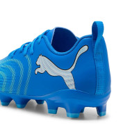 PUMA Future 9 Play Gazon Naturel / Artificiel Chaussures de Foot (MG) Enfants Bleu Bleu Lumineux Lime