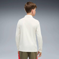 Haut d'entraînement PUMA AC Milan 1/4-Zip 2026-2027 pour Enfants gris clair rouge