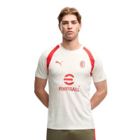 Kit d'entraînement PUMA AC Milan 2026-2027 gris clair vert foncé rouge