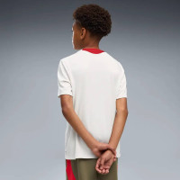 Chemise d'entraînement PUMA AC Milan 2026-2027 pour Enfants gris clair rouge