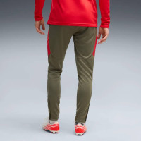 Pantalon d'entraînement PUMA AC Milan 2026-2027 vert foncé rouge blanc