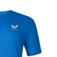 Castore Adapt All Over Print Trainingsshirt Felblauw Wit