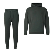 Castore Adapt Fleece Trainingspak Hooded Donkergrijs Groengrijs