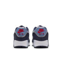 Nike Air Max 90 Sneakers Geyser Grey Work Blue Wit Grijs Zwart
