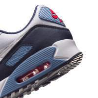 Nike Air Max 90 Sneakers Geyser Grey Work Blue Wit Grijs Zwart