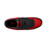 Nike Court Vision Low Baskets Noir Rouge Rouge Blanc
