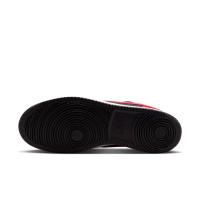 Nike Court Vision Low Baskets Noir Rouge Rouge Blanc
