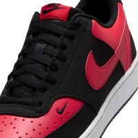 Nike Court Vision Low Baskets Noir Rouge Rouge Blanc