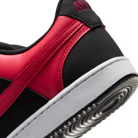 Nike Court Vision Low Baskets Noir Rouge Rouge Blanc