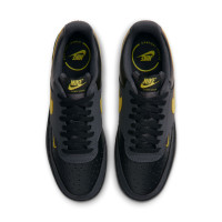 Nike Court Vision Low Sneakers Donkergrijs Geel Zwart