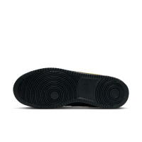 Nike Court Vision Low Sneakers Donkergrijs Geel Zwart