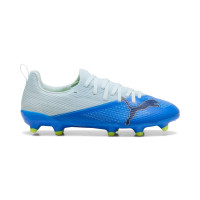 PUMA Ultra 7 Match Gras / Kunstgras Voetbalschoenen (MG) Kids Lichtblauw Blauw Lime