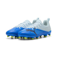 PUMA Ultra 7 Match Gras / Kunstgras Voetbalschoenen (MG) Kids Lichtblauw Blauw Lime