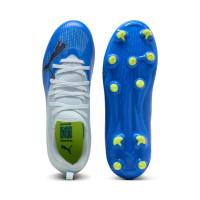 PUMA Ultra 7 Match Gras / Kunstgras Voetbalschoenen (MG) Kids Lichtblauw Blauw Lime