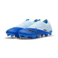 PUMA Ultra Nitro 7 Match Sans Lacets Gazon Naturel Artificiel Chaussures de Foot (MG) Bleu Clair Bleu Lime