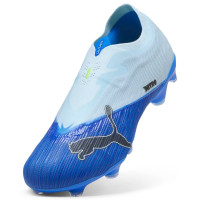 PUMA Ultra Nitro 7 Match Sans Lacets Gazon Naturel Artificiel Chaussures de Foot (MG) Bleu Clair Bleu Lime