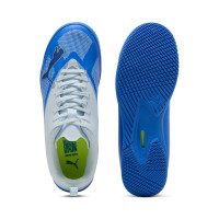 PUMA Ultra 7 Play Zaalvoetbalschoenen (IN) Kids Lichtblauw Blauw Lime
