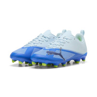 PUMA Ultra 7 Play Gazon Naturel Artificiel Chaussures de Foot (MG) Enfants Bleu Clair Bleu Lime