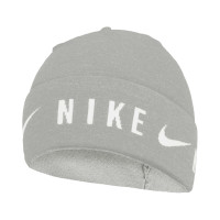 Nike Dri-FIT Lightweight Knit Bonnet Rembourré Gris Clair Blanc