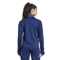adidas Tiro 24 Winterized Trainingstrui 1/4-Zip Dames Donkerblauw Wit