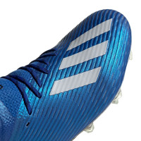 adidas X 19.1 Gras Voetbalschoenen (FG) Blauw Wit Zwart