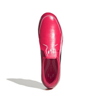 adidas F50 Messi Elite Gazon Naturel Chaussures de Foot (FG) Rouge Vif Noir Blanc