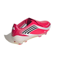 adidas F50 Messi Elite Gazon Naturel Chaussures de Foot (FG) Rouge Vif Noir Blanc