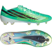 adidas F50 Hyperfast EVO Gras Voetbalschoenen (FG) Mintgroen Zwart Wit