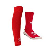 Ensemble de chaussettes et manches Robey Grip, rouge