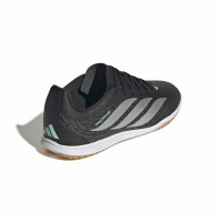 adidas Predator Club Zaalvoetbalschoenen (IN) Kids Zwart Zilver Mintgroen
