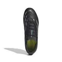 adidas Predator Club Gras / Kunstgras Voetbalschoenen (MG) Zwart Zilver Mintgroen