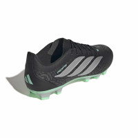 adidas Predator Club Gras / Kunstgras Voetbalschoenen (MG) Zwart Zilver Mintgroen