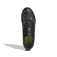 adidas Predator Club Zaalvoetbalschoenen (IN) Zwart Zilver Mintgroen
