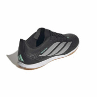 adidas Predator Club Zaalvoetbalschoenen (IN) Zwart Zilver Mintgroen