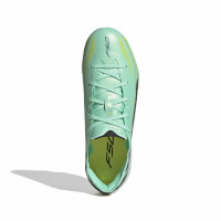 adidas F50 Hyperfast Elite Gras Voetbalschoenen (FG) Kids Mintgroen Zwart Wit