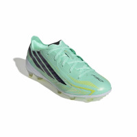 adidas F50 Hyperfast Elite Gras Voetbalschoenen (FG) Kids Mintgroen Zwart Wit