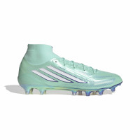 adidas F50 Sparkfusion Elite Mid Gras / Kunstgras Voetbalschoenen (MG) Dames Mintgroen Wit Blauw